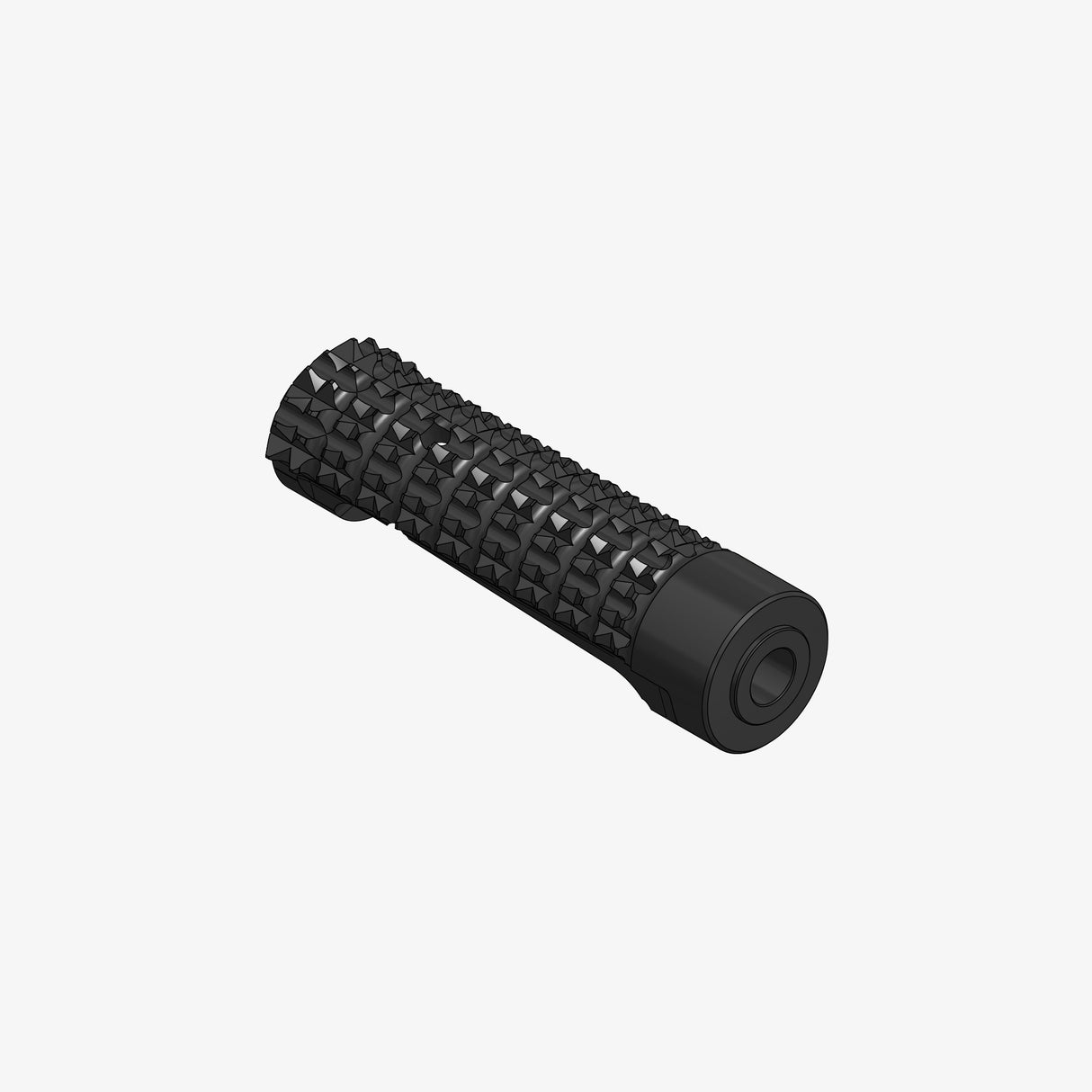 Aluminum racing foot peg with threaded 69mm without cap