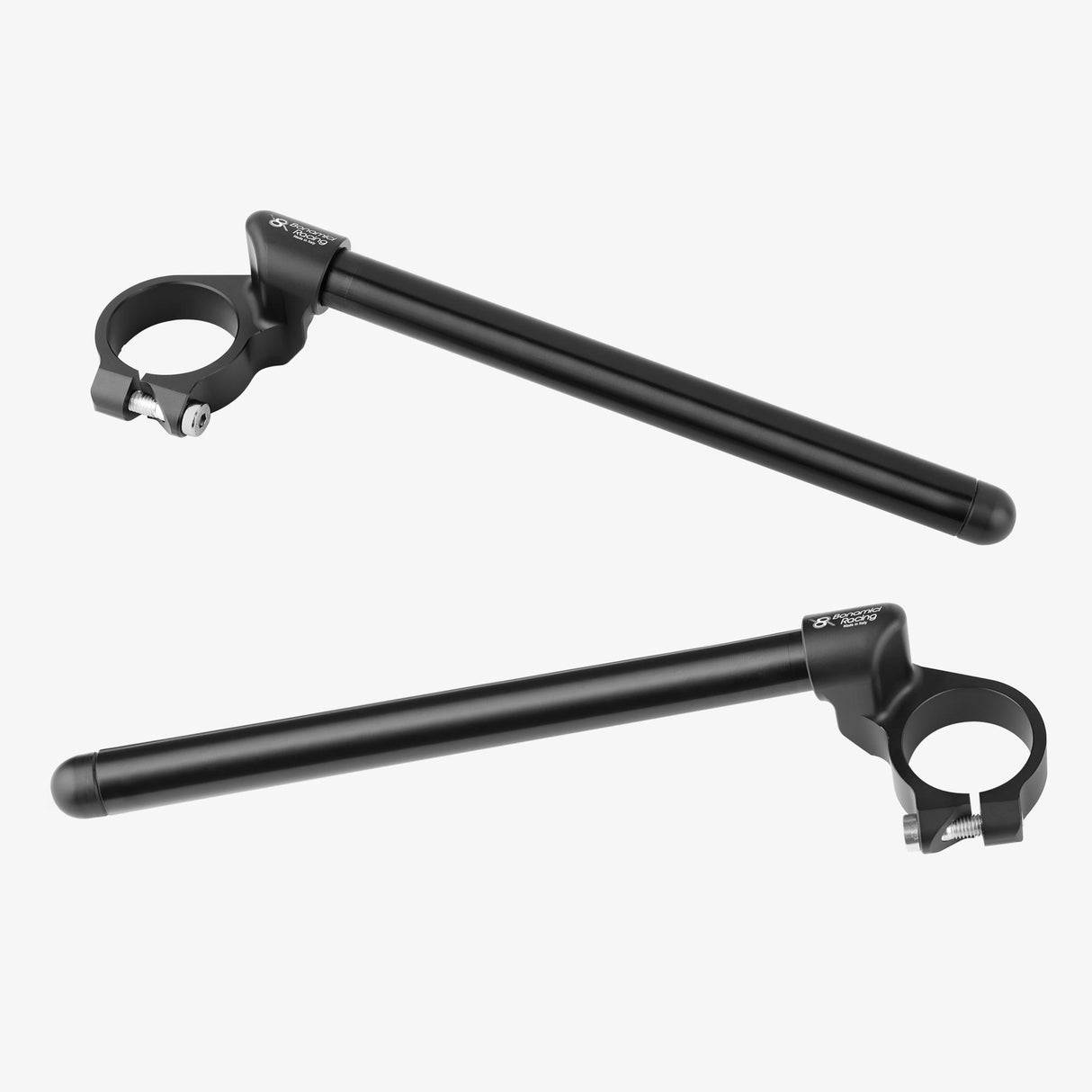 Aluminum clip-ons Diameter 45 mm Raised