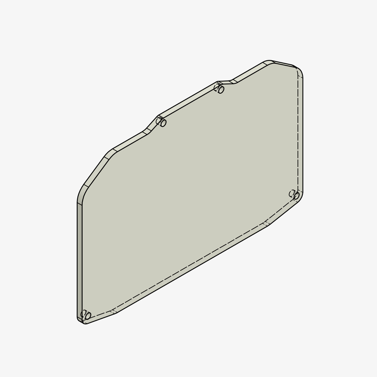 PMMA glass spare part Aprilia RSV4 Factory/Tuono V4 21>