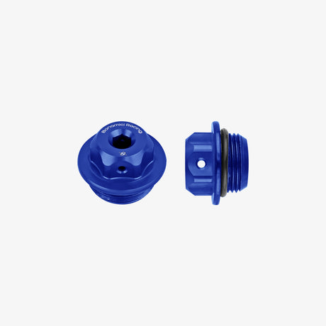 Bonamici Aluminum oil cap for Ducati M22x1,5 - BLUE - T001_BL