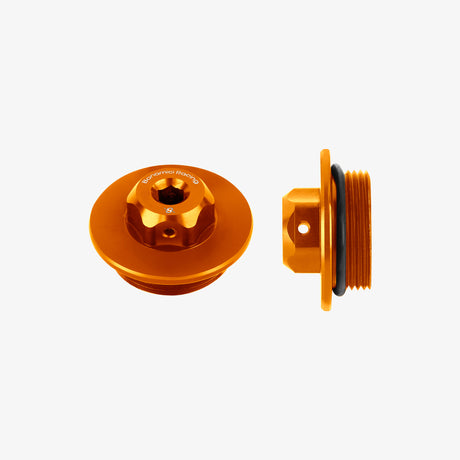 Bonamici Aluminum oil cap for Kawasaki M30x1,5 - ORANGE - T002_OR
