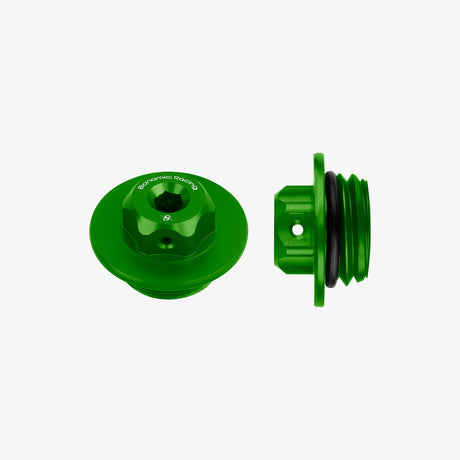 Bonamici Aluminum oil cap for Yamaha M27x3 - GREEN - T007_GR
