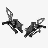 Aluminum rearsets Yamaha YZF R3/R25 15>