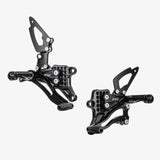 Aluminum rearsets Yamaha YZF R3/R25 15>