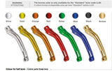 Bonamici Aluminum half lever “Standard” (RH/LH) - LL05_BK