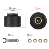 Bluetooth 5.0 Externe TPMS Mobiele Telefoon App Display Motor Bandenspanning Sensoren