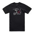 Alpinestars MX Helmet T-shirt Blauw, productfoto 1