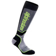 Alpinestars Socks MX Plus Accessoire Zwart, grijs en fluogeel, productfoto 1