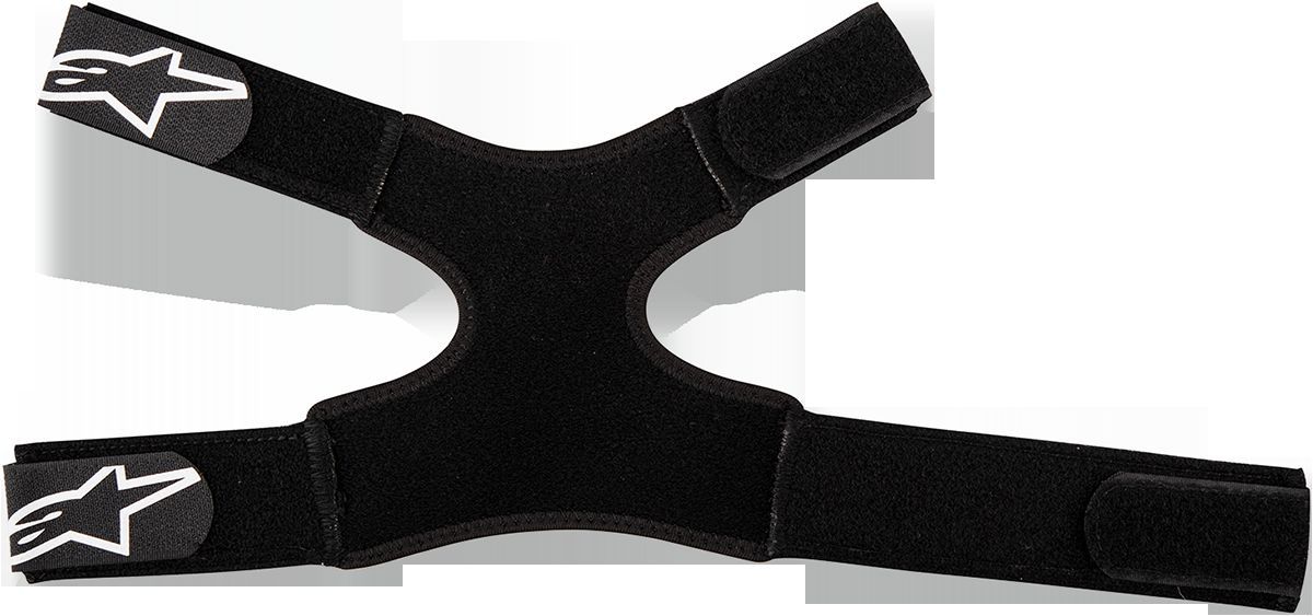 Alpinestars Tech en Fluid Kniebrace Strapkit Beschermingsonderdeel Zwart, productfoto 1