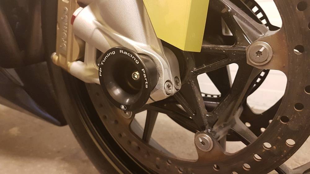 BMWS1000RR Vooras / Voorvork Protector Zwart