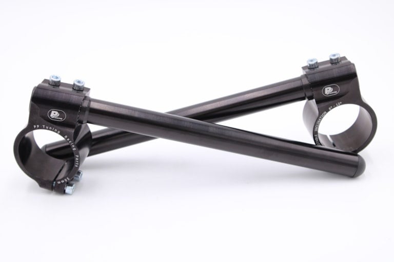 Clip-Ons Handlebars 55mm Type Verstelbaar Zwart Geanodiseerd