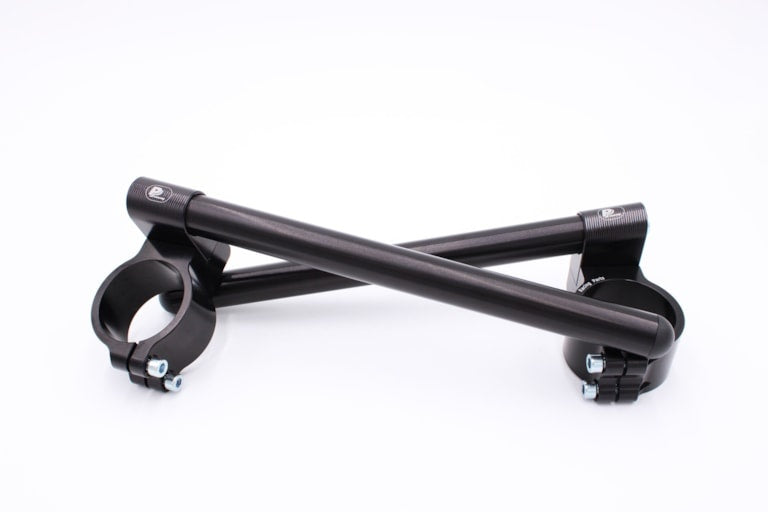 Clip-Ons Handlebars 50.8mm Type Verhoogd 28mm Zwart Geanodiseerd