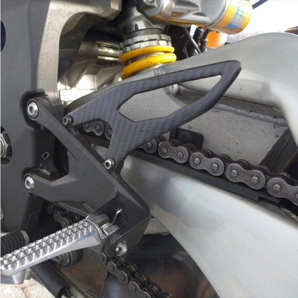 Carbon Heel plates Yamaha R1 2015 -
