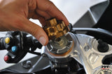Ducati V2/V4 STEERING STEM NUT WRENCH - BRONZE