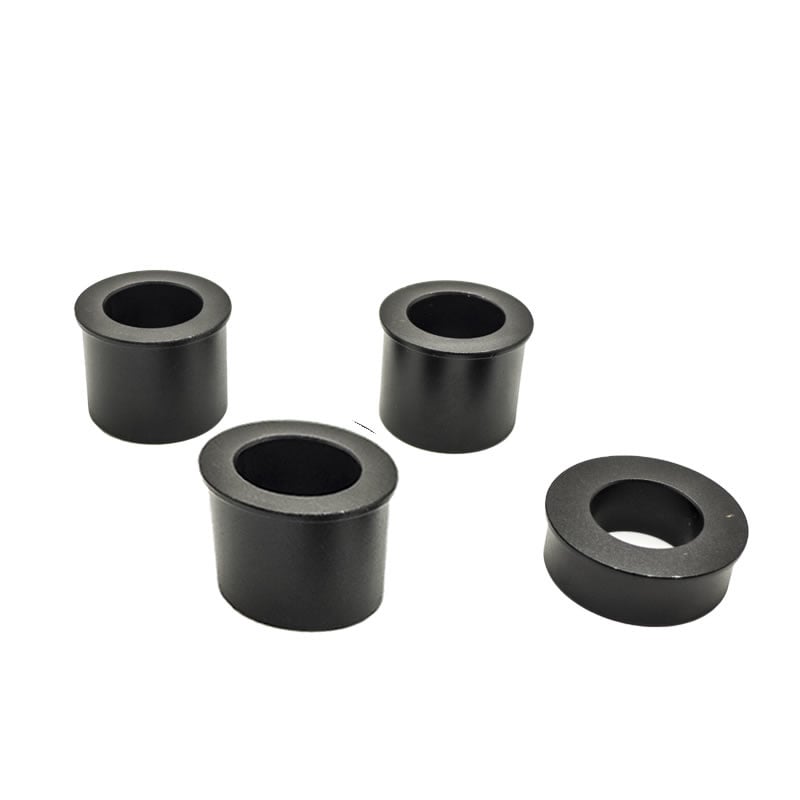 Accessori Italy CNC Wielbuskit (voor) Zwart Triumph 675 675R Street Triple 07-18, 4pcs
