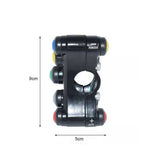 Aluminium 7 Weg Handlebar Switch Stuurschakelaar Zwart  Racing