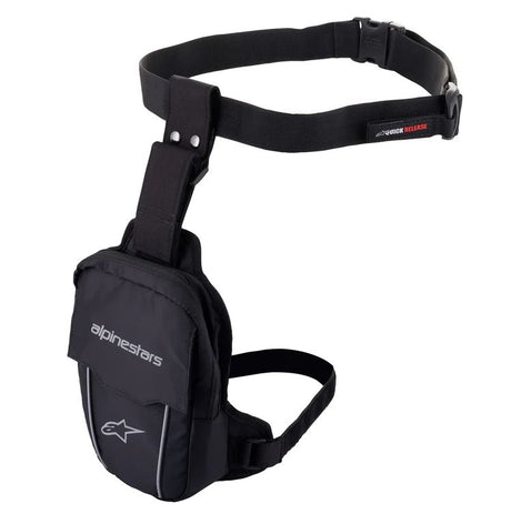 Alpinestars Access Thigh Bag Tas Zwart, productfoto 1