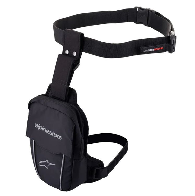 Alpinestars Access Thigh Bag Tas Zwart, productfoto 1