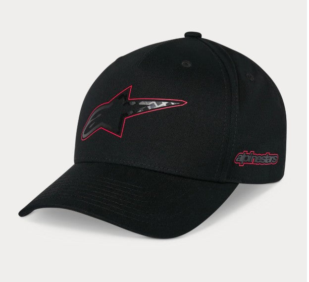 Alpinestars Carbon Fiber Snapback Pet Zwart, productfoto 1