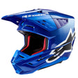 Alpinestars S-M5 Corp Crosshelm Blauw, productfoto 1