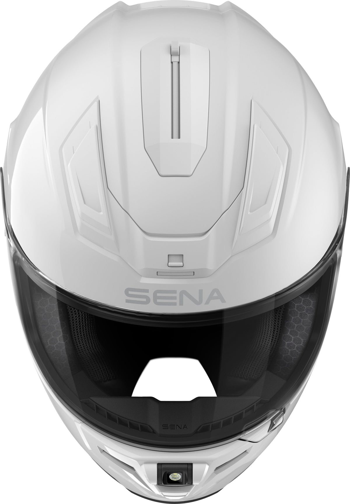 Sena Phantom Helm Wit, motorhelm van Sena, productfoto 4