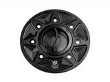 Bonamici Aluminum tank cap for Kawasaki Ninja 400 - ZX-4R/RR 23> - ZX-6R 19-23 - ZX-10R 21> - Z650 - Z900 - FC170_BK