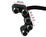 Aluminium 5 Knops Handlebar Switch Stuurschakelaar Zwart Racing