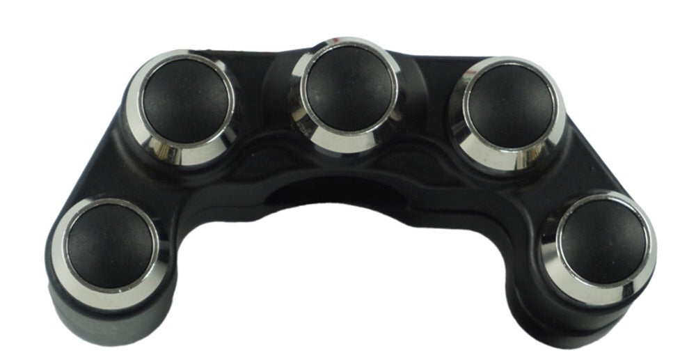 Aluminium 5 Knops Handlebar Switch Stuurschakelaar Zwart Racing