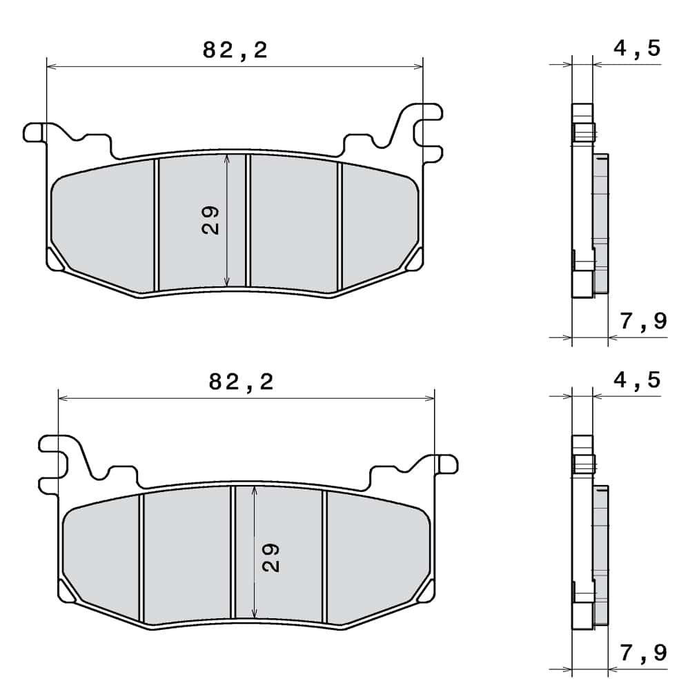 107A48615 - Z04 Remblokken - HYPURE CALIPER