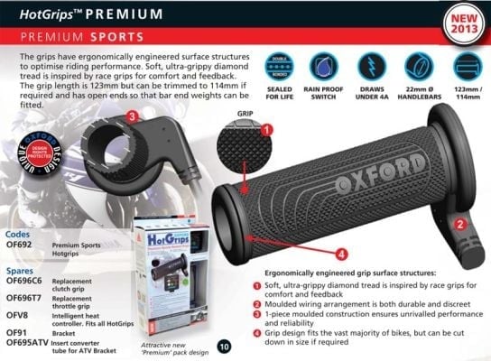 Hot Grips Premium Sport handvatverwarming