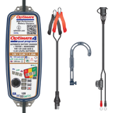 Tecmate 4 Quad Program 12V 1.25A Acculader