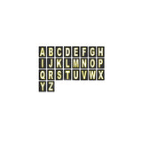 Pitbord Zwart met 36 nummers set