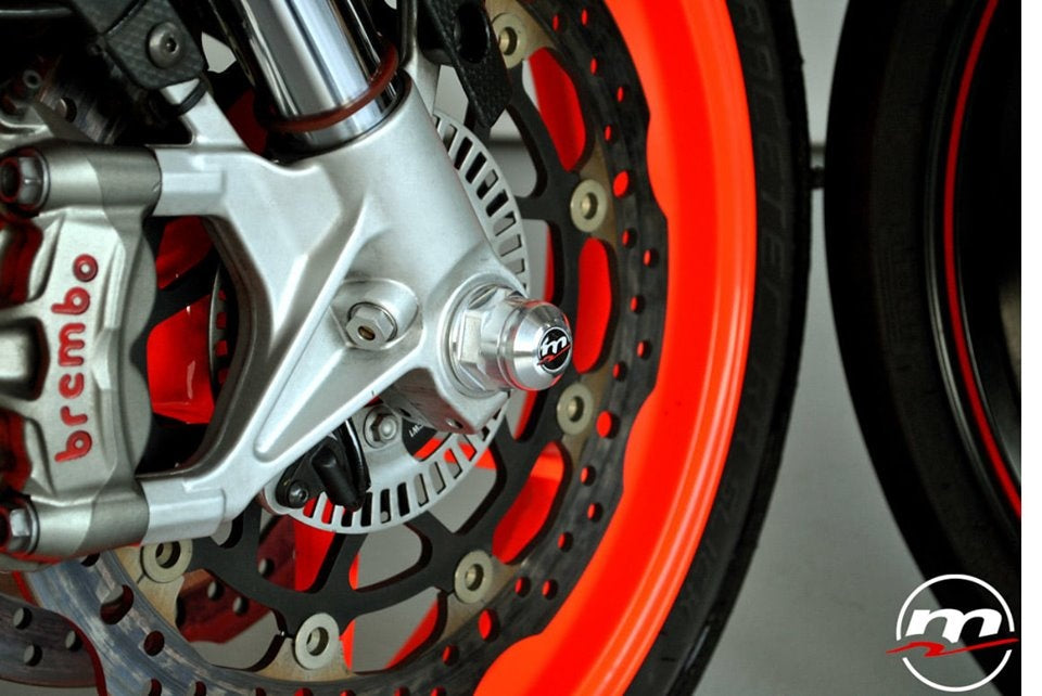 Melotti Racing Aprilia RSV4 /TUONO V4 -09 FRONT WHEEL AXLE SLIDERS "CORSA"