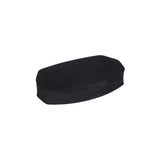 Zwarte Foam voorgesneden zadelrugleuning 20 of 30 mm met zelfklevende folie