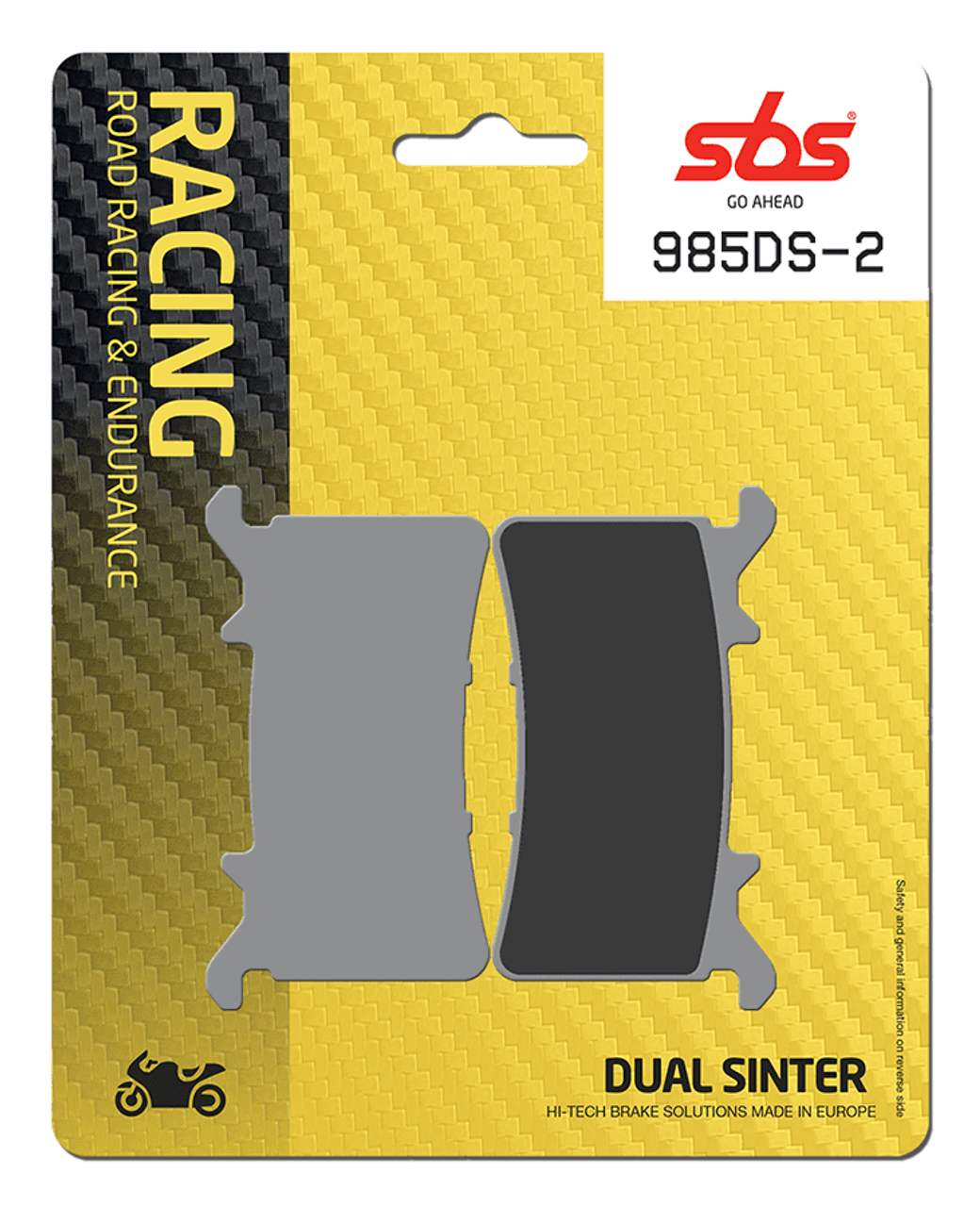 Sbs Brakepads Dual Sinter 2 985-DS2