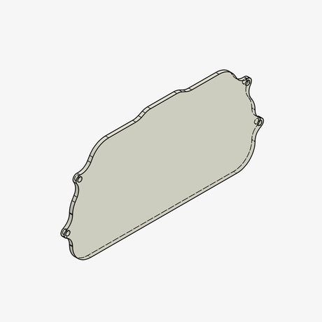 Bonamici PMMA scherm voor Dashboard protector Yamaha YZF R1 / R1M 15-23 - SP_DCP04