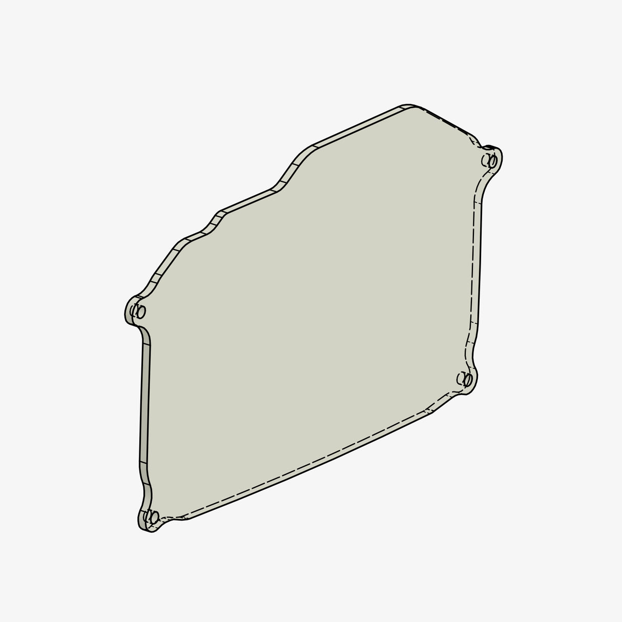 PMMA scherm voor Dashboard protector Honda CBR 1000RR 20-24