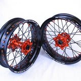 Supermoto wielen KTM modellen Oranje naaf