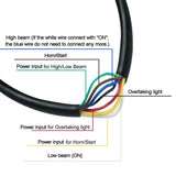 Aluminium 3 Knops Handlebar Switch Stuurschakelaar Zwart