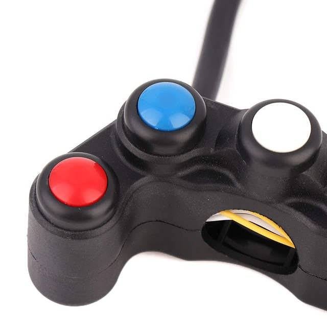5 Weg Handlebar Switch Stuurschakelaar Zwart