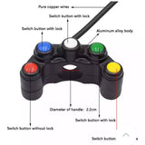 5 Weg Handlebar Switch Stuurschakelaar Zwart