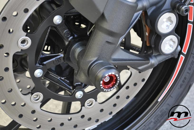 FRONT WHEEL AXLE SLIDERS FOR YAMAHA MT-07