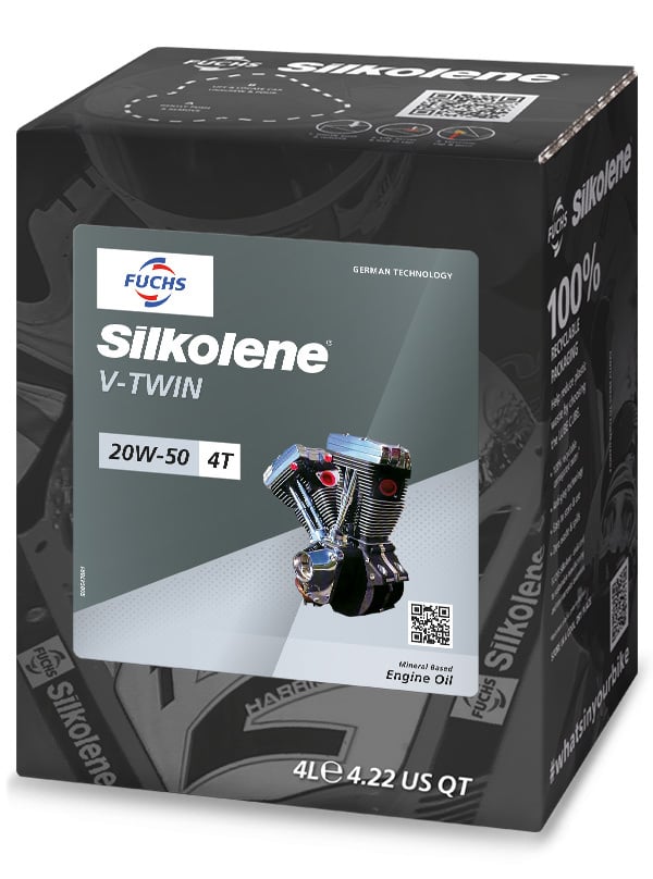 V-Twin 20W-50 Mineraal 4L Lube Cube