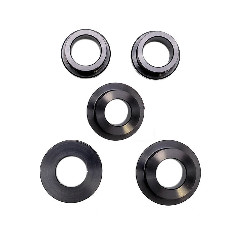 CNC Wielbuskit (voor en achter) Zwart Aprilia RS660 / Tuono 2021+